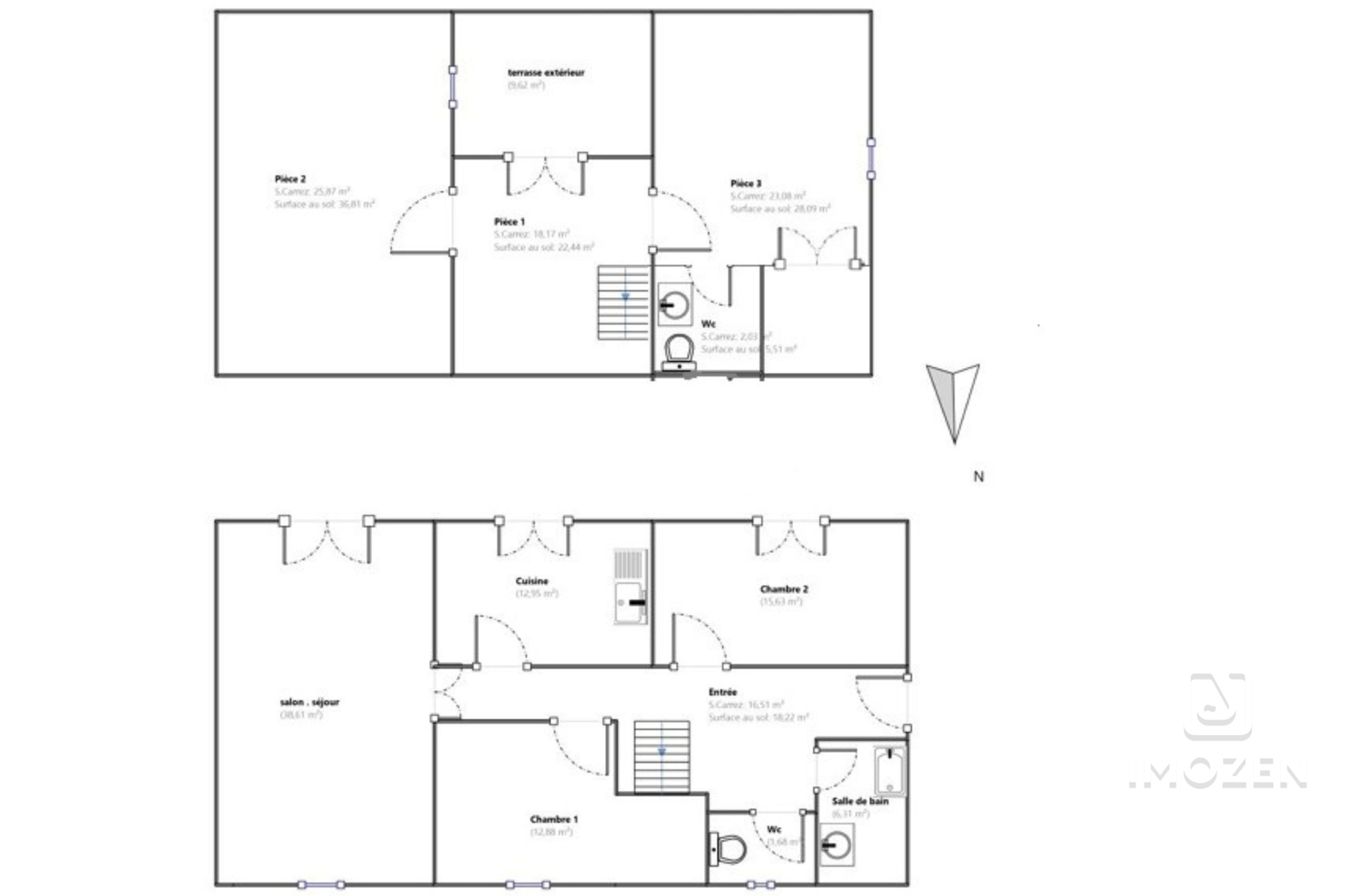 Maison T5 de 174 m2 Carrez – 327m2 de terrain